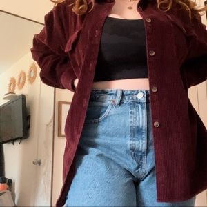 Corduroy button up